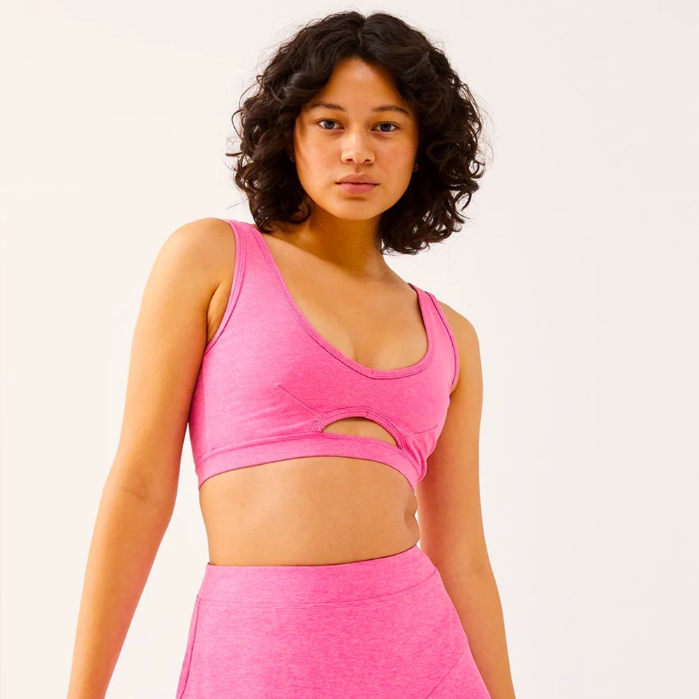 Outdoor Voices Pink Sports Bra